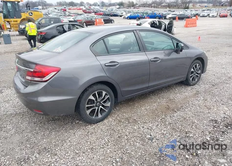 2014 Honda Civic Ex z USA, uszkodzony, nr VIN 19XFB2F86EE209173